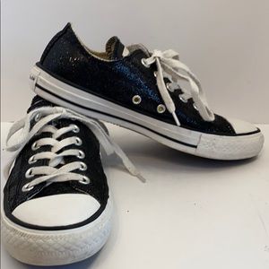 Converse Chuck Taylor Black Sequin Sneakers